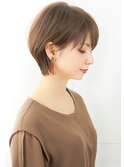 30代・40代大人可愛い☆ハンサムショート小顔サイドブランジュ