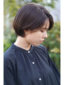 シー バイ ロンド 新宿(Sea by Lond) 斜めバングのショートボブ♪新宿