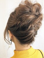 デイジー インデックスヘア 大島店(DAISY index hair) ”DAISY大島店” ヘアアレンジ カジュアル夜会巻き ツイスト