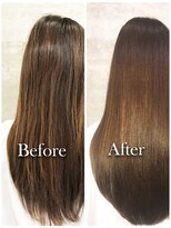 ジャンクスアットホーム&nbsp;30代40代/艶ブラウン/髪質改善/ナチュラル/ストレート/ロング