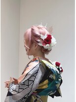 ヘアースペースなちゅれ(Nature) 振袖アップ×ドライフラワー