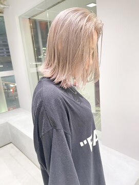 キオク(KIOX) パールベージュ/ブリーチ2～3回