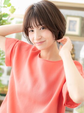 カバーヘア ブリス 戸田公園西口店(COVER HAIR bliss) 大人かわいい小顔前下がりAラインボブa戸田公園20代30代40代