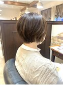 【ふんわりベージュショート】【30代40代】