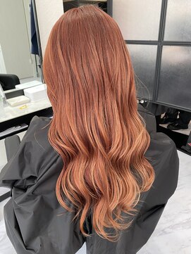 ラムシェール(LamChele) 【lamchele】オレンジピンク×ブリーチカラー