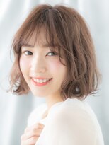 ドクターズ サロン ラブ(Dr's Salon LAB)&nbsp;大人かわいい透明感ことりベージュニュアンスボブg古河20代30代