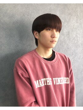 クレオ 福大通り店(CREO) マッシュウルフ×レッドブラウン