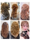 ヘアセット/結婚式列席から普段のデートもok