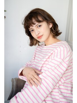 マグノリア オモテサンドウ(MAGNOLiA Omotesando) くせ毛風フレンチボブパーマ・・・HINATA