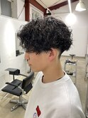 波巻きツイストスパイラルパーマ