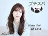 プチスパ★カット+Organicカラ-+パ-マ+4stepトリ-ト+炭酸+クレンジン￥28600→
