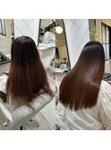 髪質改善ストレート