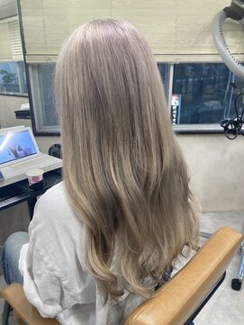 アジールヘア 東上野店(agir hair) 20代30代大人可愛いダブルカラーブリーチイルミナカラー【上野】