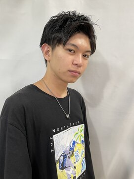 サラ ビューティー サイト 古賀店(SARA Beauty Sight) 束感/黒髪/アップバング