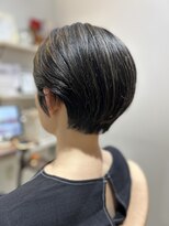 シアン(CyAN) ショート×ハイライト