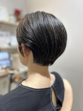 シアン(CyAN) ショート×ハイライト