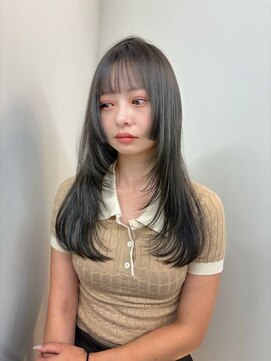 シティ(sity.) くすみカラー　レイヤーカット　姫カット