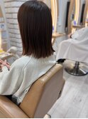 20代30代40代小顔切りっぱなし大人ボブ艶色