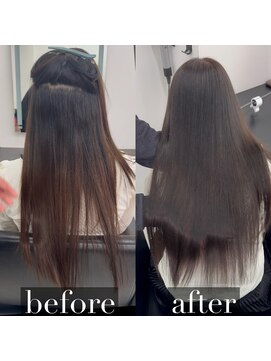 エゴ 池袋(EGO) 髪質改善縮毛矯正/グレージュカラー