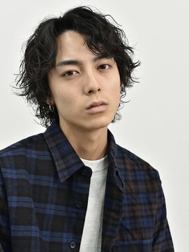 メンズヘアトーキョー(MEN'S HAIR TOKYO) 波巻きパーマ波巻きスパイラルパーマセンターパート