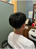 サーフカール/スパイキーショート/ブルーブラック
