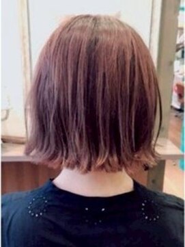 ショコラ ナンバ(Chocolat NAMBA) #ミニボブ #オレンジカラー