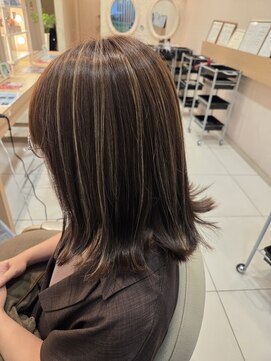 ミーサ(MYSA) 白髪ぼかしハイライト