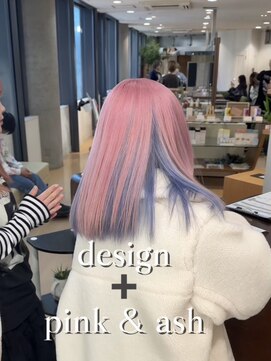 アウラ(AURA) ダブルカラーハイトーンデザインカラーケアブリーチ