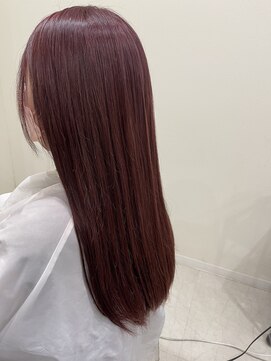 ラボヌール ヘアーウル 春日部西口店(La Bonheur hair heureux) レッドカラー