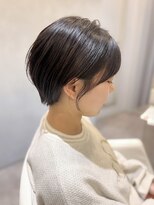 ウル(uru)&nbsp;【ショートカット/坂本大樹】小顔耳かけナチュラルショートボブ