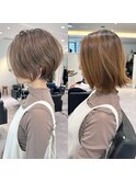 30代40代50代前髪ありor前髪なし銀座髪型　松