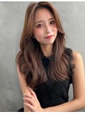 イメチェン/ハッシュカット/脱白髪染め/前髪/ダークアッシュ