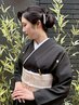 【持ち込み】留袖着付+ヘアセット★現金支払いでお得!¥6300→¥6000
