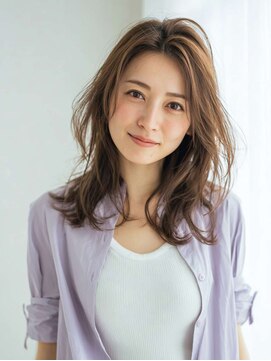 ニスル センター南店(NISURU） 似合わせカット/大人ガーリー/ダークアッシュ/着物/センター南