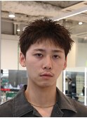 今流行りの無造作刈り上げないツイストスパイラルショートパーマ