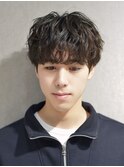 シャドウパーマ　韓国風パーマ　ルーズパーマ