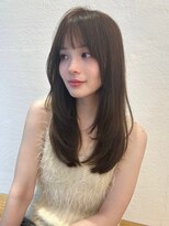 ユーフォリア 青山(Euphoria)&nbsp;20代30代　大人ふんわりレイヤー×透明感ベージュ
