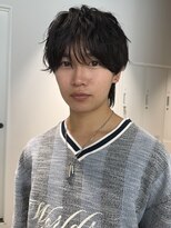 トリッカ シブヤ(TRICCA SHIBUYA)&nbsp;メンズカットパーマニュアンスシャドウラウンドマッシュフェザー