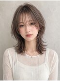 ハッシュカット×ミルクティーベージュ