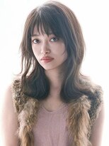 ロエル 牛久(Loel)&nbsp;ミディアムレイヤーくびれヘア×シースルー