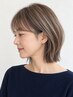 人気No.2白髪ぼかしハイライト＋カラー＋カット＋ケアTR　￥23,050→￥18,150