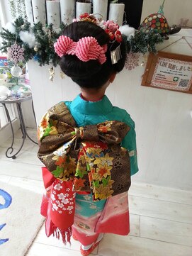 ビーチ ステラタウンまえ店(Beach) 七五三　日本髪