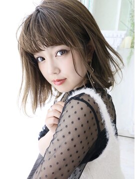 エンリエド(ENLIED) ENLIED☆ワンレンの切りっぱなしボブ☆ストレート