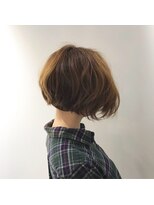 ヘアー サロン ノア(Hair Salon NOA) 前下がりショートボブ