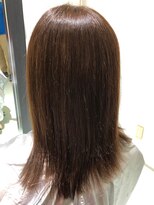 大嶋直樹の美容室 表参道&nbsp;高難易度縮毛矯正表参道マリアンヌ＝乾かしただけです。本当です