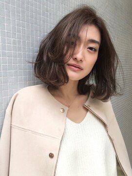 シェノン 西梅田(CHAINON) レイヤーカット/ブラウン/アッシュカラー/ボブ/透明感