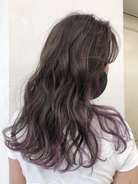 ラパンセヴェール(LA PENSEE VERT) インナーパープル×パープルアッシュグレー