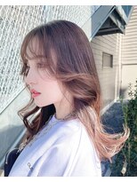 エクラ(ECLAT)&nbsp;顔まわりレイヤーでくびれヘア