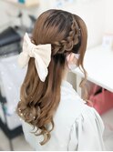 ハーフアップヘア☆+゜