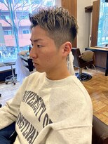 アイリーヘアデザイン(IRIE HAIR DESIGN) 【IRIE HAIR赤坂】アップバング×ツーブロック刈り上げ